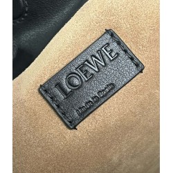 Loewe Flamenco Clutch Bag in Black Nappa Calfskin 764