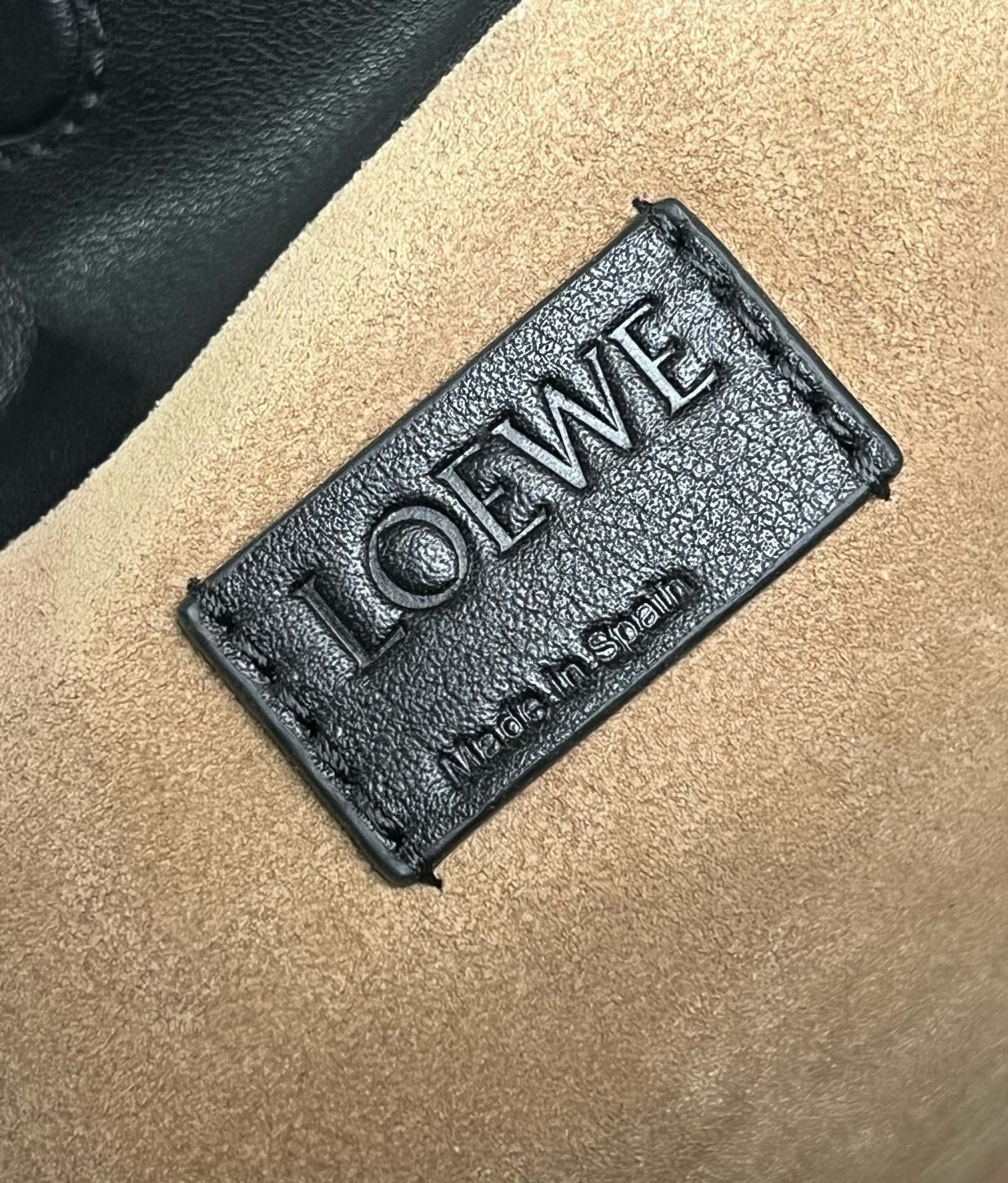 Loewe Flamenco Clutch Bag in Black Nappa Calfskin 764