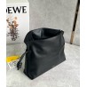 Loewe Flamenco Clutch Bag in Black Nappa Calfskin 764