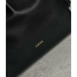 Loewe Flamenco Clutch Bag in Black Nappa Calfskin 764