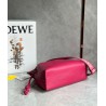 Loewe Flamenco Clutch Bag In Ruby Red Leather 795