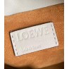 Loewe Flamenco Clutch In Ash Grey Nappa Leather 147