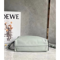 Loewe Flamenco Clutch In Ash Grey Nappa Leather 147