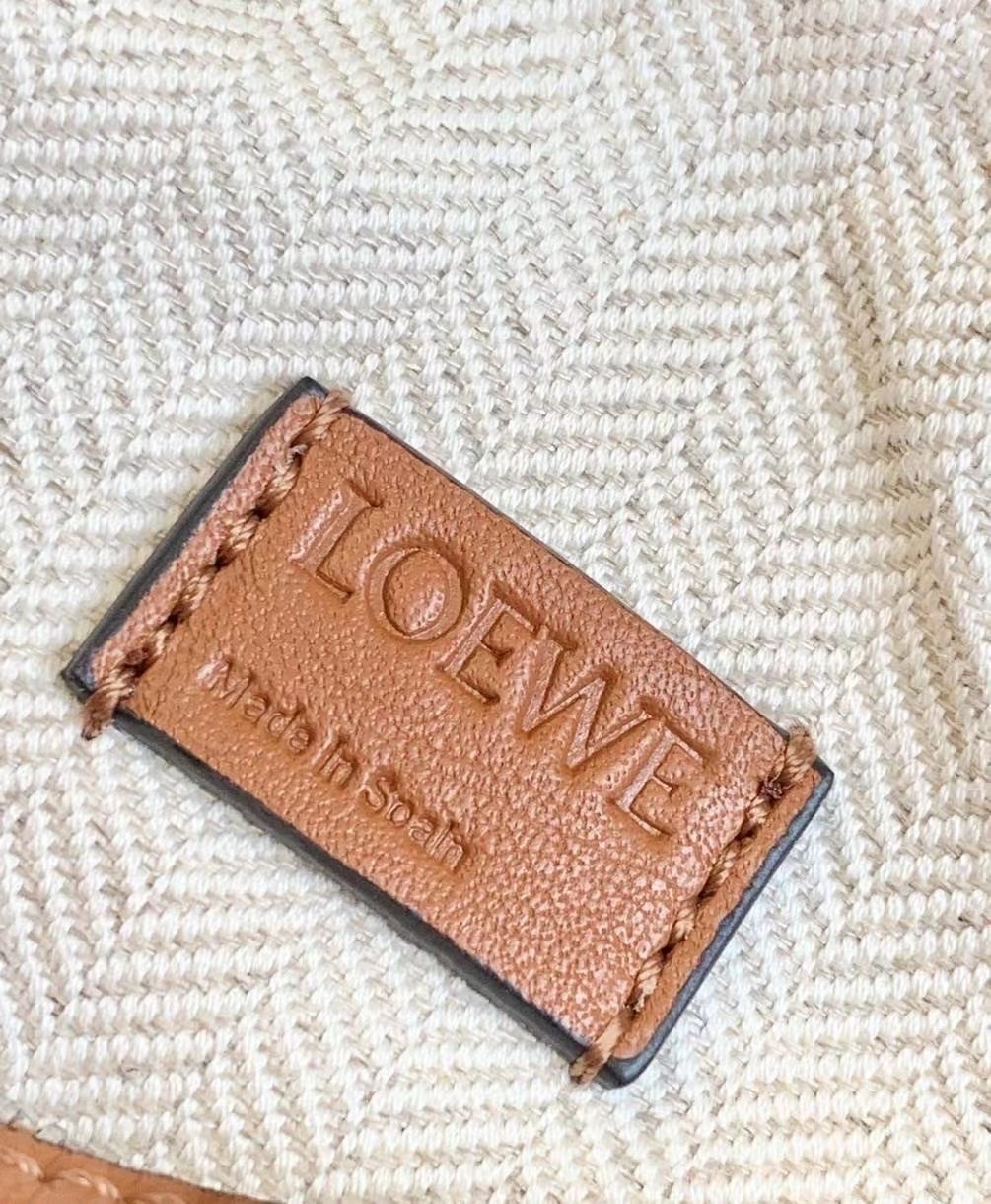 Loewe Mini Puzzle Bag In Brown Calfskin Leather 094