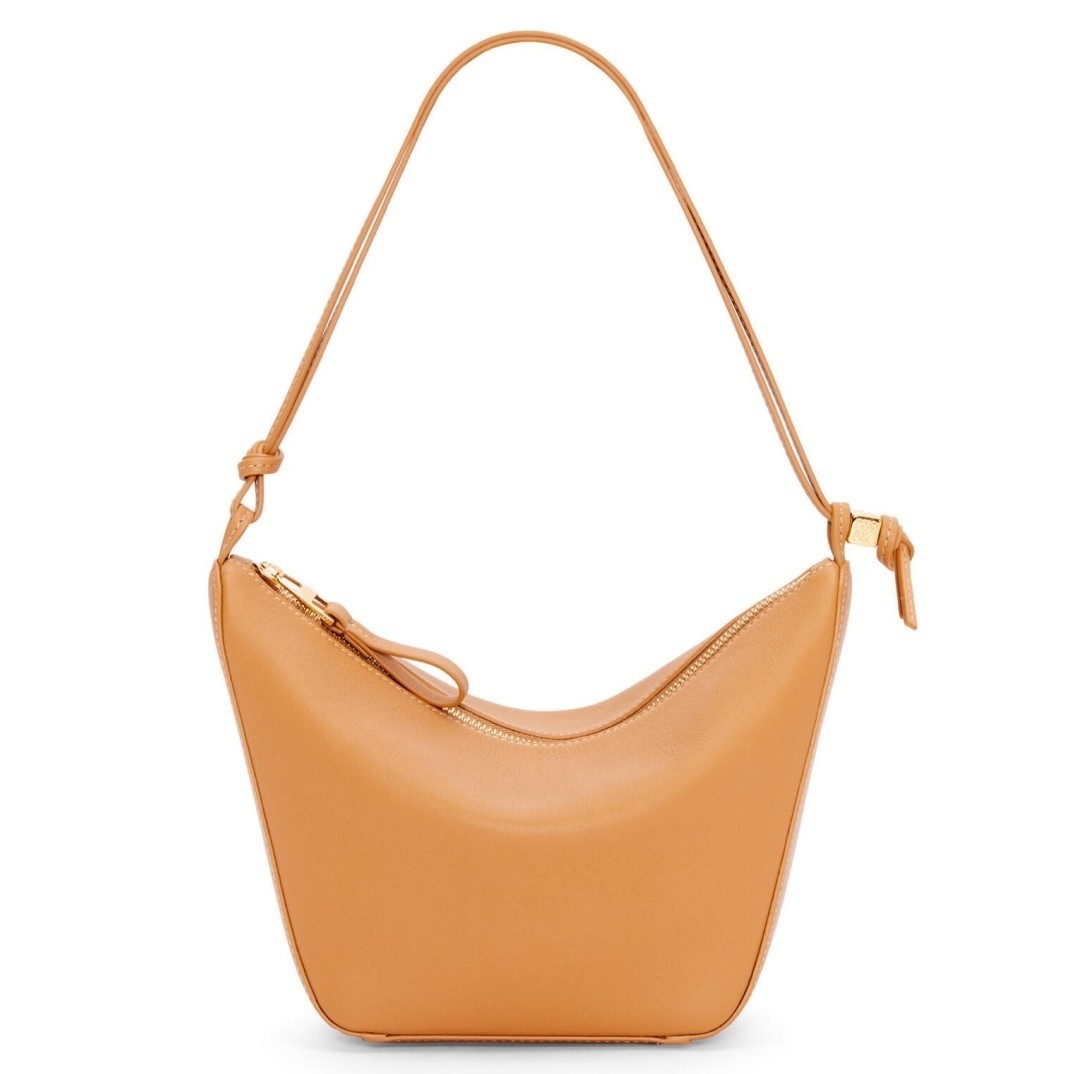 Loewe Mini Hammock Hobo Bag in Light Brown Calfskin 666