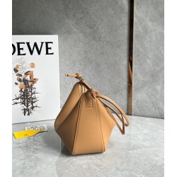 Loewe Mini Hammock Hobo Bag in Light Brown Calfskin 666