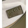 Loewe Puzzle Small Bag In Green/Oat Calfskin 706