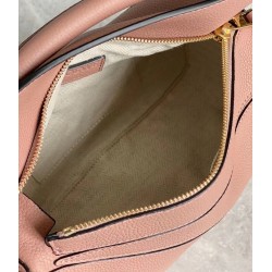 Loewe Puzzle Small Bag In Dark Blush Grained Leather 300