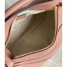 Loewe Puzzle Small Bag In Dark Blush Grained Leather 300