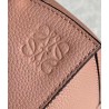 Loewe Puzzle Small Bag In Dark Blush Grained Leather 300