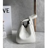 Loewe Hammock Nugget Bag In White Calfskin 400