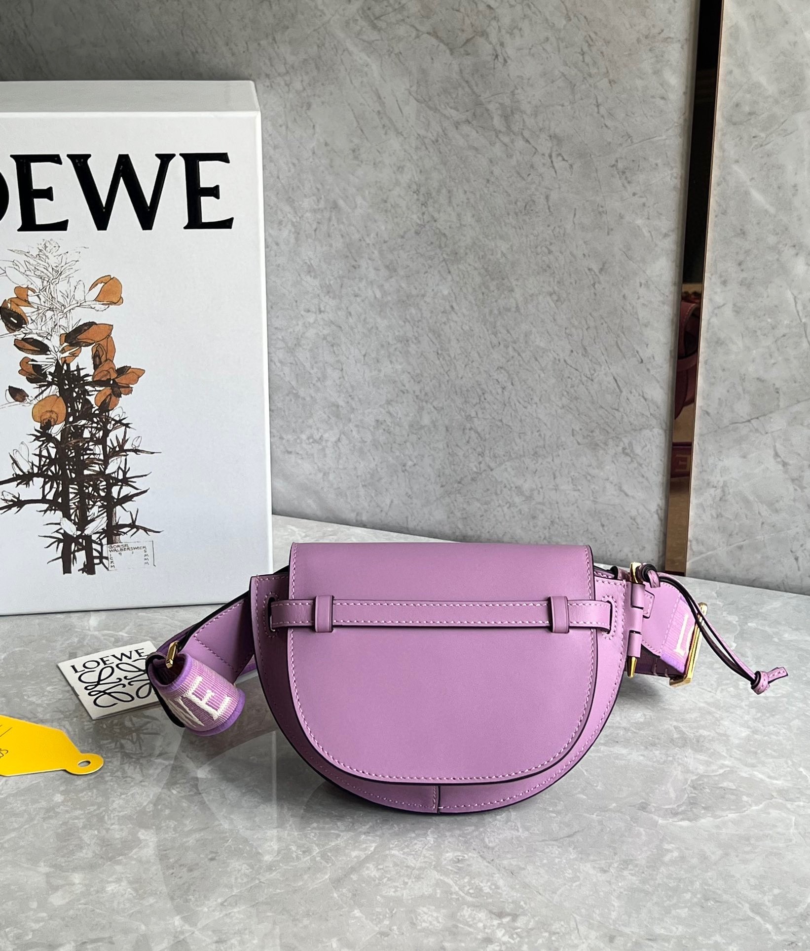 Loewe Gate Dual Mini Bag in Guimauve Calfskin 432