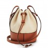 Loewe Small Balloon Bucket Bag In Canvas 725