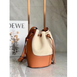 Loewe Small Balloon Bucket Bag In Canvas 725