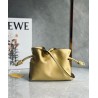 Loewe Flamenco Clutch Bag In Dark Butter Calfskin 765