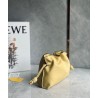 Loewe Flamenco Clutch Bag In Dark Butter Calfskin 765