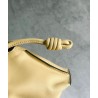 Loewe Flamenco Clutch Bag In Dark Butter Calfskin 765