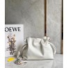 Loewe Flamenco Clutch In White Nappa Leather 795