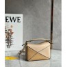 Loewe Puzzle Mini Bag In White/Warm Desert Calfskin 827