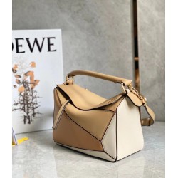 Loewe Puzzle Small Bag In Dune/Warm Desert Calfskin 908