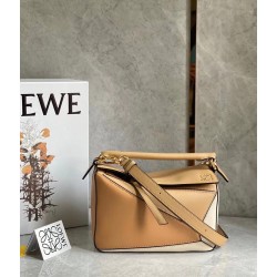 Loewe Puzzle Small Bag In Dune/Warm Desert Calfskin 908