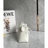 Loewe Puzzle Edge Small Bag In White Satin Calfskin 971