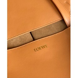 Loewe Large Puzzle Fold Tote Bag in Tan Calfskin 032