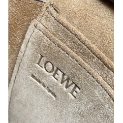 Loewe Mini Gate Dual Bag In Chocolate Calfskin 065