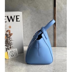 Loewe Hammock Nugget Bag In Celestine Blue Calfskin 120