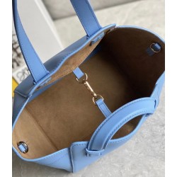 Loewe Hammock Nugget Bag In Celestine Blue Calfskin 120