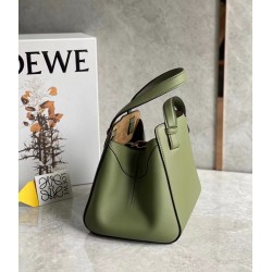 Loewe Hammock Nugget Bag In Avocado Green Calfskin 152