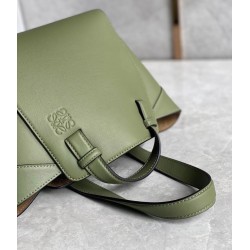 Loewe Hammock Nugget Bag In Avocado Green Calfskin 152