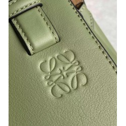 Loewe Hammock Nugget Bag In Avocado Green Calfskin 152