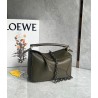 Loewe Puzzle Small Bag In Dark Green Classic Calfskin 196