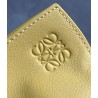 Loewe Flamenco Clutch Bag In Pale Yellow Leather 264