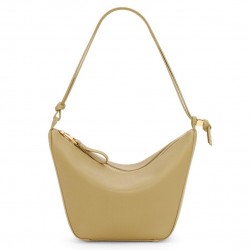 Loewe Mini Hammock Hobo Bag in Clay Green Calfskin  316