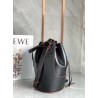 Loewe Medium Balloon Bucket Bag In Black Calfskin 428