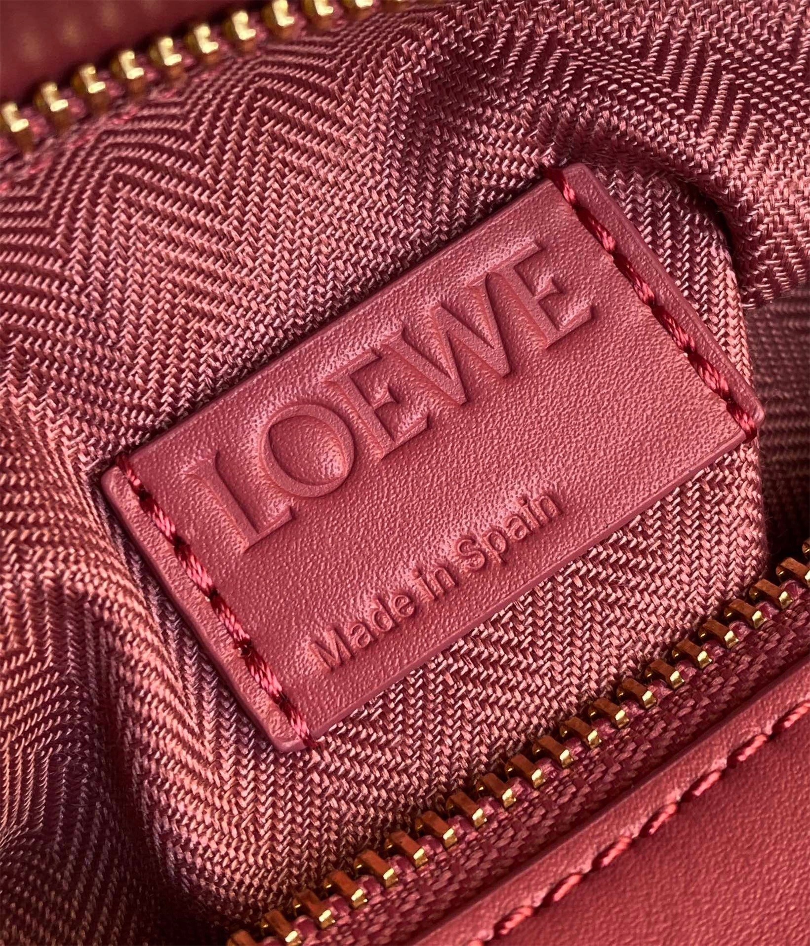 Loewe Puzzle Small Bag In Plumrose Satin Calfskin 485