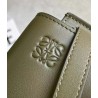 Loewe Mini Gate Dual Bag In Autumn Green Calfskin 947