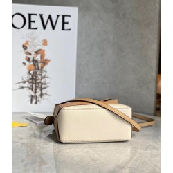 Loewe Puzzle Mini Bag In Dune/Warm Desert Calfskin 987