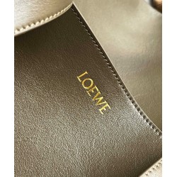 Loewe Large Puzzle Fold Tote Bag in Dark Green Calfskin 818