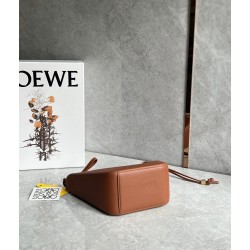 Loewe Mini Hammock Hobo Bag in Brown Calfskin  853