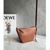 Loewe Mini Hammock Hobo Bag in Brown Calfskin  853