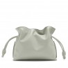 Loewe Flamenco Mini Clutch In Ash Grey Nappa Leather 601