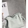 Loewe Flamenco Mini Clutch In Ash Grey Nappa Leather 601