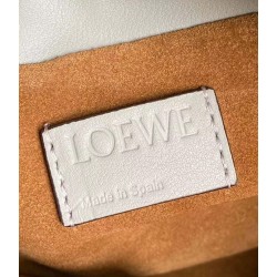 Loewe Flamenco Mini Clutch In Ash Grey Nappa Leather 601