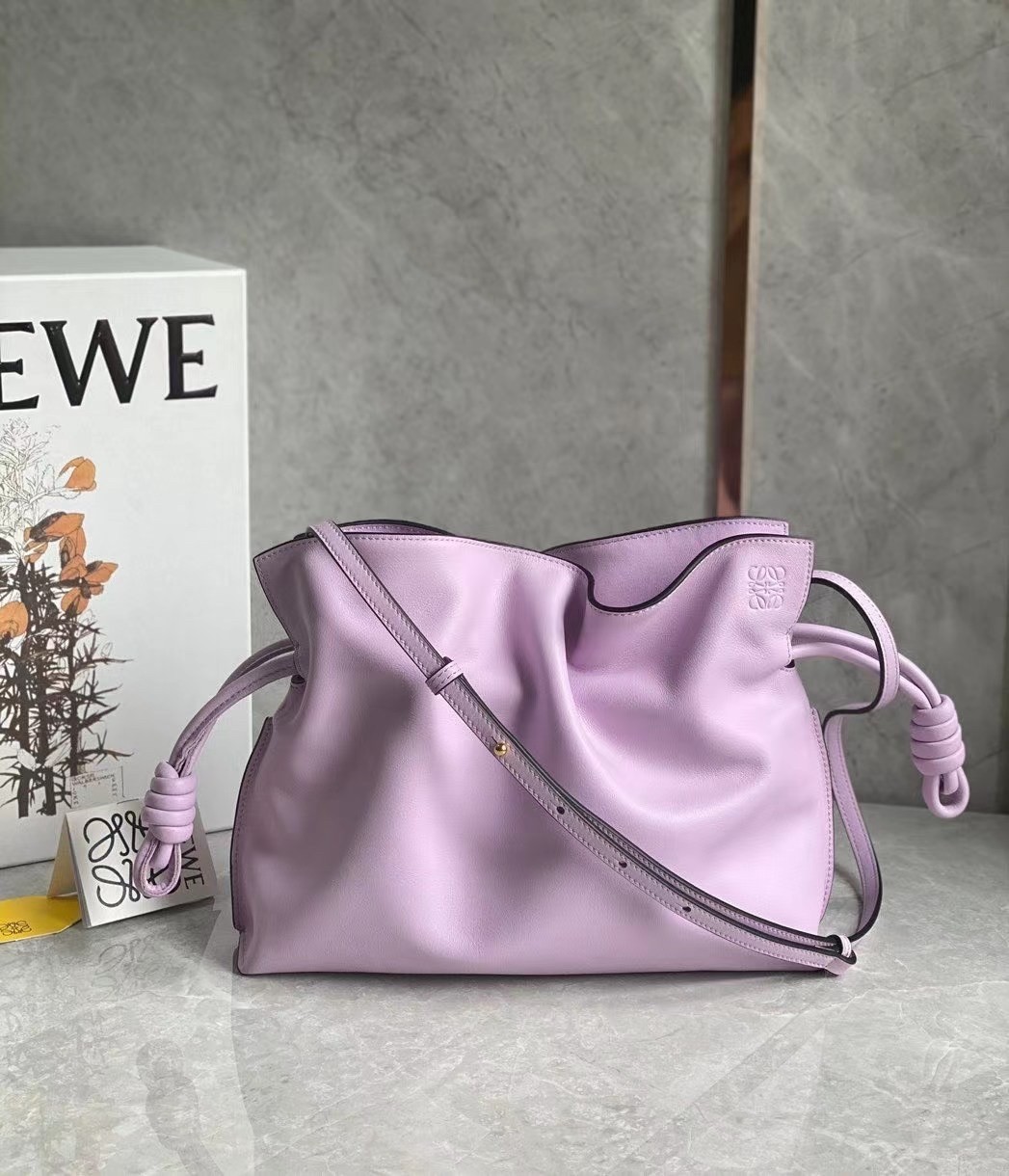 Loewe Flamenco Clutch In Bloom Orchid Nappa Leather 625