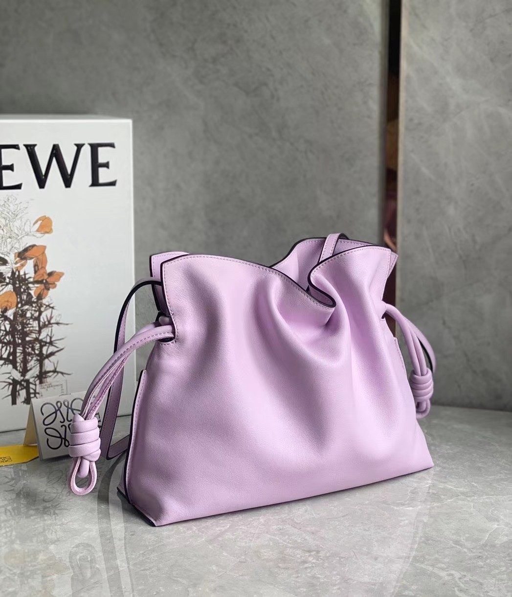 Loewe Flamenco Clutch In Bloom Orchid Nappa Leather 625