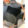 Loewe Medium Balloon Bucket Bag In Black/Tan Calfskin 847