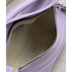 Loewe Puzzle Mini Bag In Lilas Grained Calfskin  476